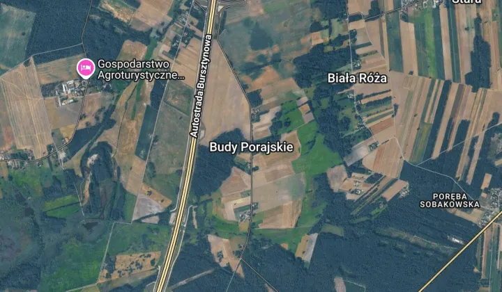 Działka rolna Budy Porajskie