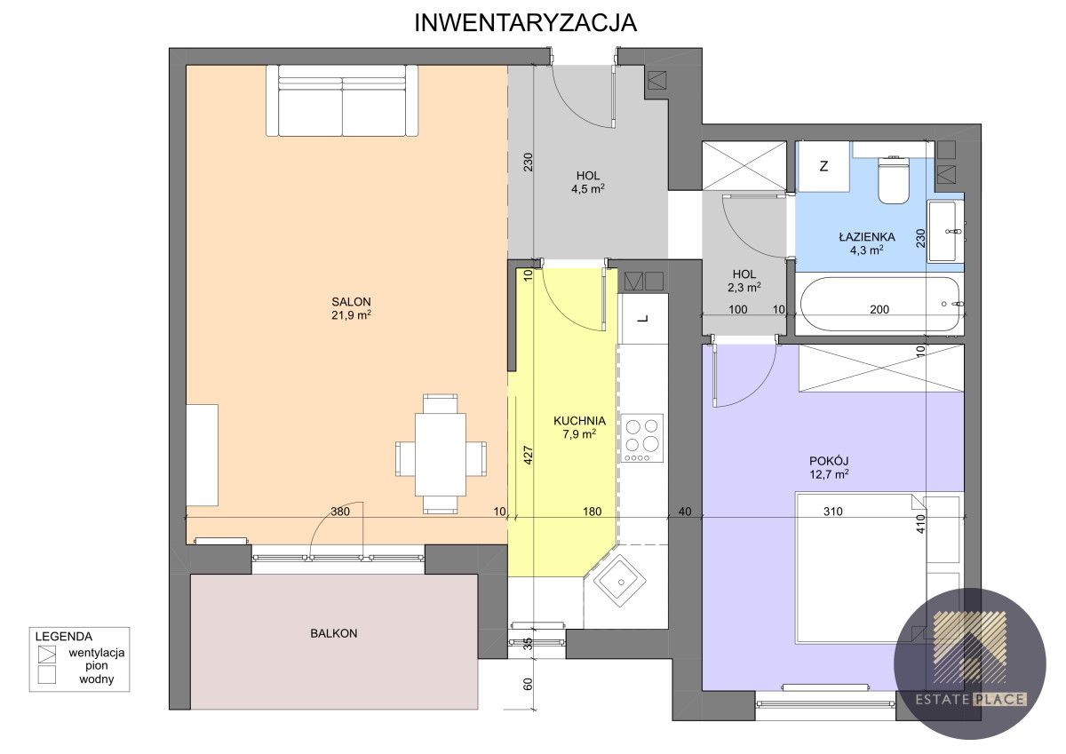 Mieszkanie 2-pokojowe Warszawa Wola, ul. gen. Józefa Bema. Zdjęcie 11
