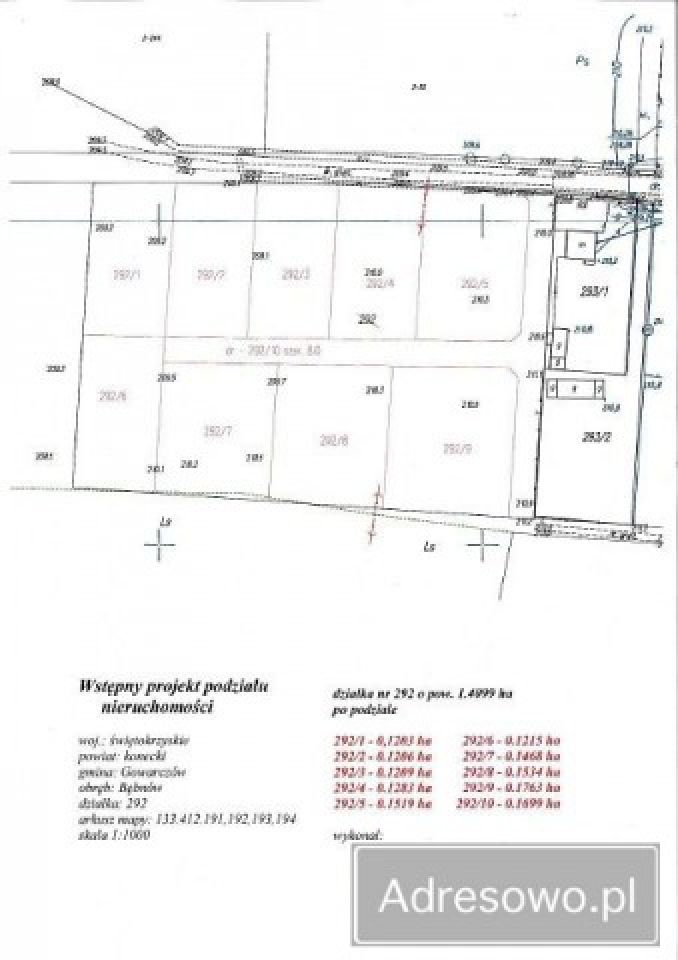 Działka budowlana Bębnów. Zdjęcie 2