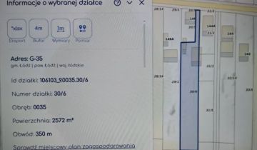 Działka budowlana Łódź Chocianowice, ul. Chocianowicka