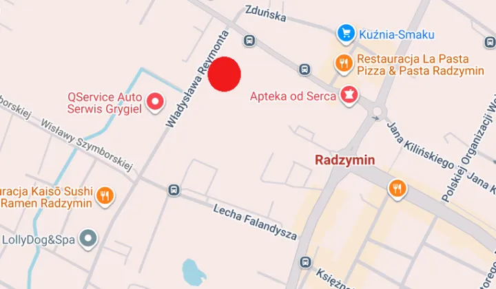 Nieruchomość komercyjna Radzymin Centrum, ul. Władysława Reymonta