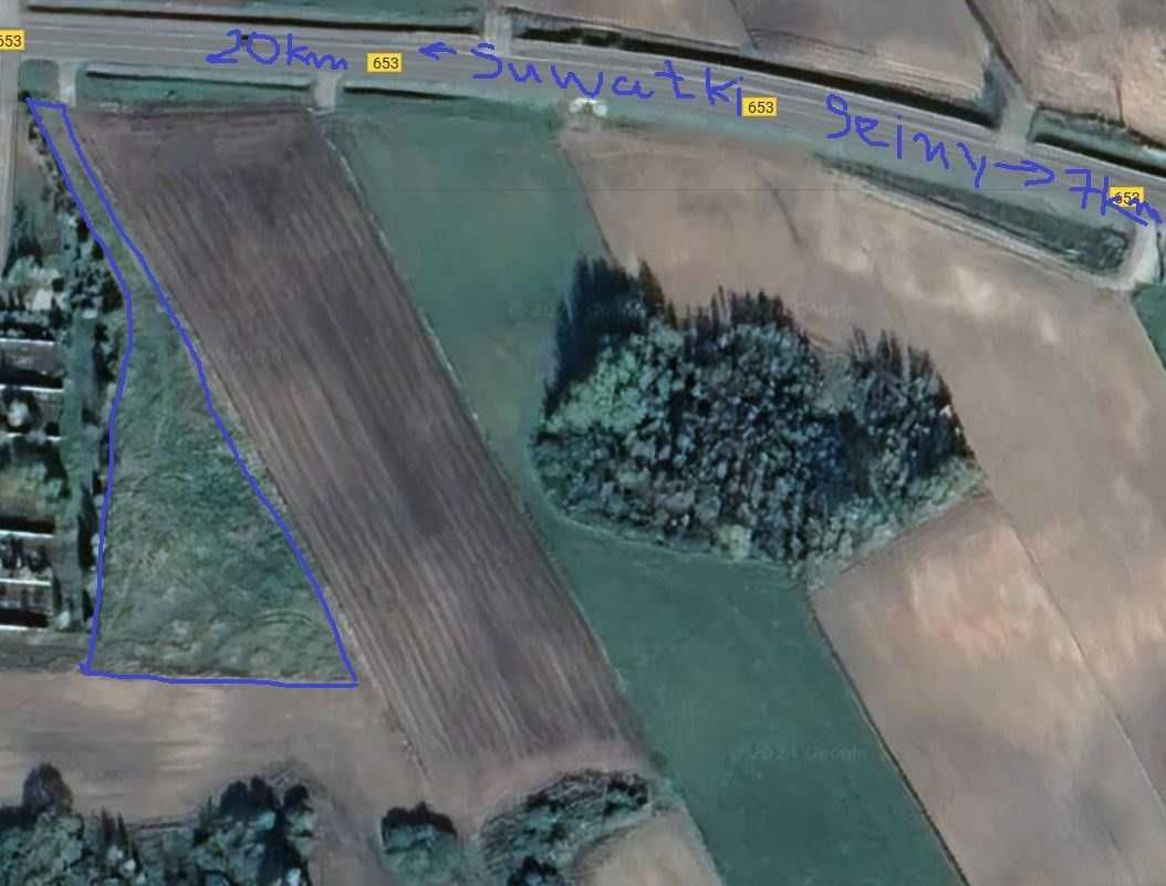 Działka rolna Krasnopol. Zdjęcie 3