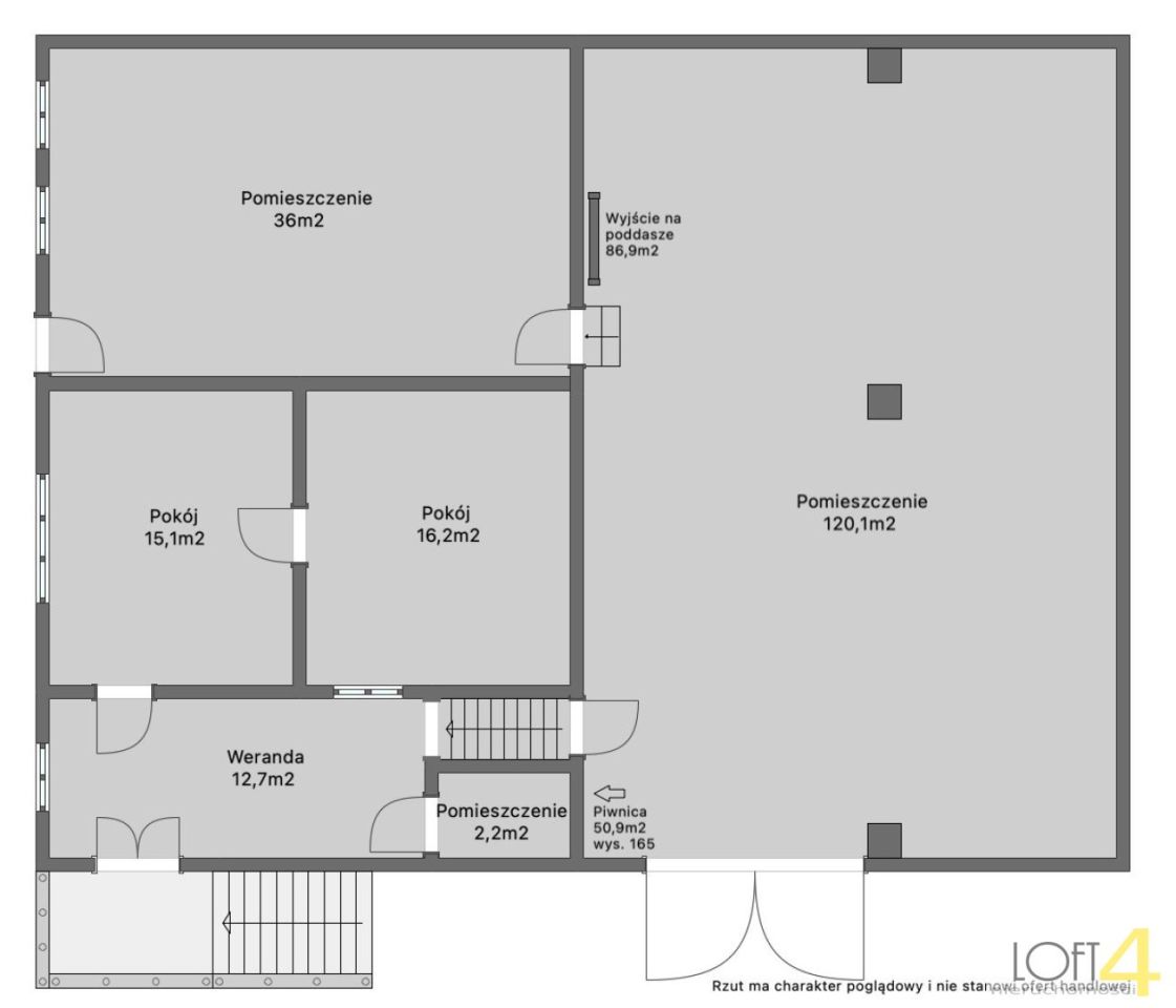 dom wolnostojący, 4 pokoje Szczurowa, ul. Krakowska. Zdjęcie 16