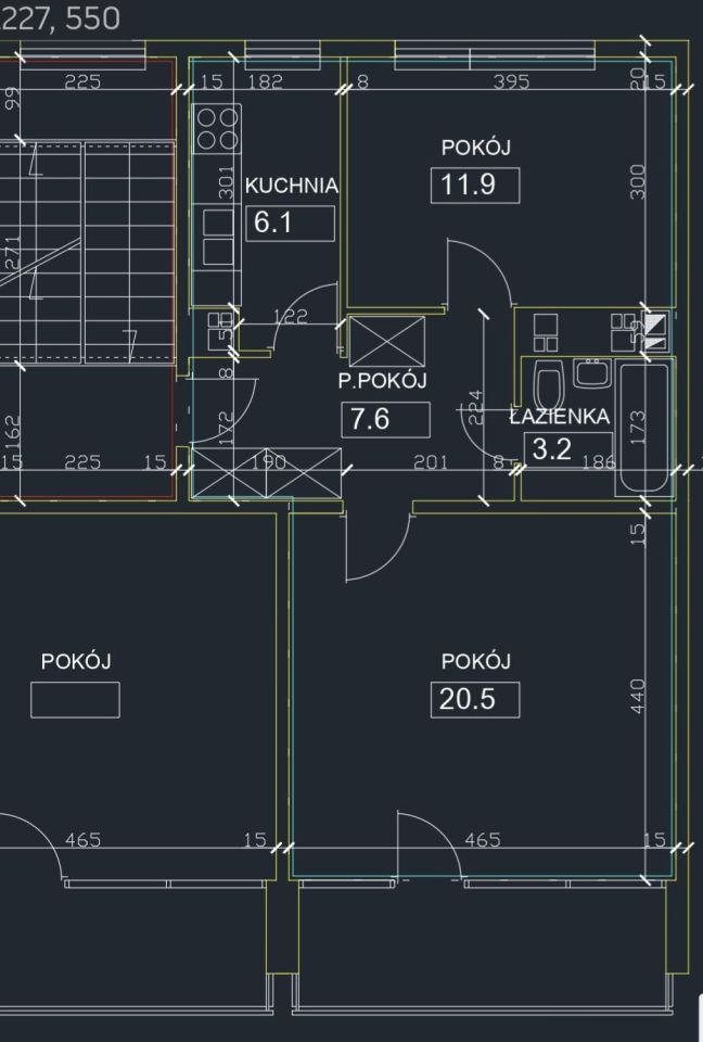 Mieszkanie 2-pokojowe Kraków Podgórze, ul. Stanisława Stojałowskiego. Zdjęcie 7