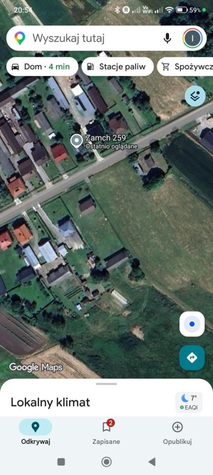 Działka budowlana Zamch. Zdjęcie 1