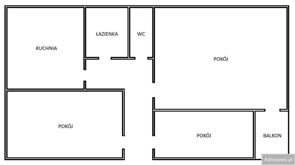 Mieszkanie 3-pokojowe Wrocław Grabiszyn, ul. Żelazna. Zdjęcie 6
