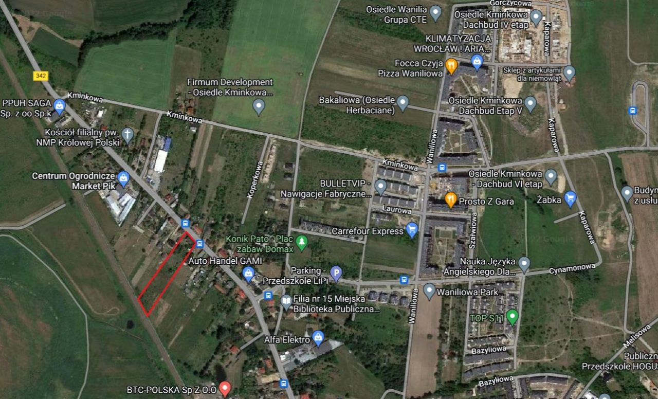 Działka budowlana Wrocław Lipa Piotrowska, ul. Pełczyńska. Zdjęcie 4