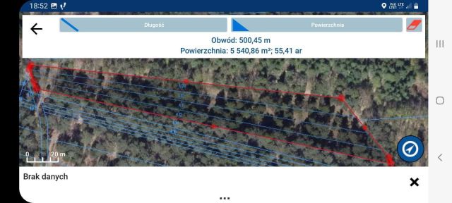 Działka leśna Dziurów. Zdjęcie 1