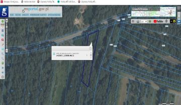 Działka leśna Kończyce-Kolonia