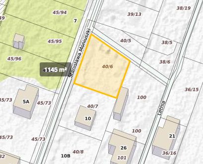 Działka budowlana Chyliczki, ul. Stanisława Moniuszki. Zdjęcie 2