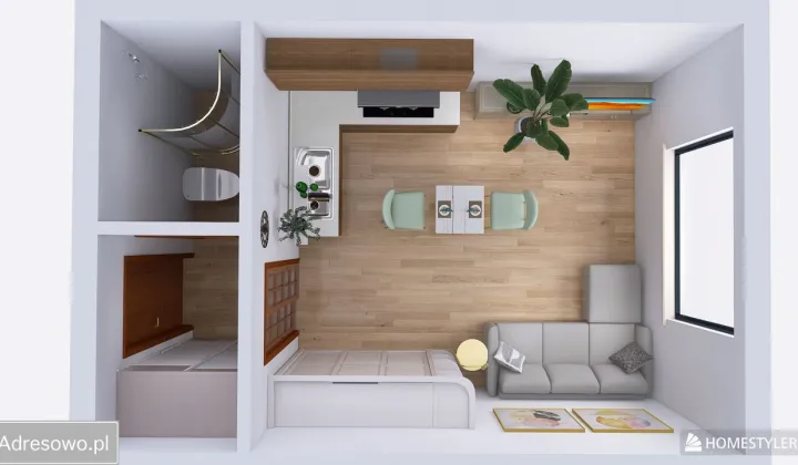 Mieszkanie 1-pokojowe Białystok Centrum, al. Józefa Piłsudskiego