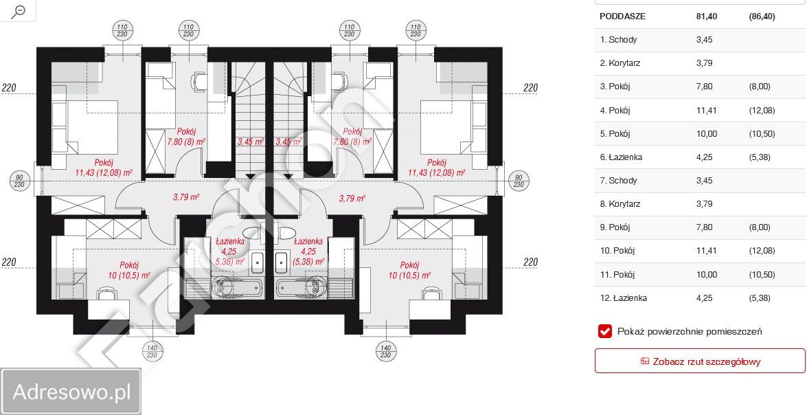 bliźniak, 4 pokoje Płoty. Zdjęcie 3