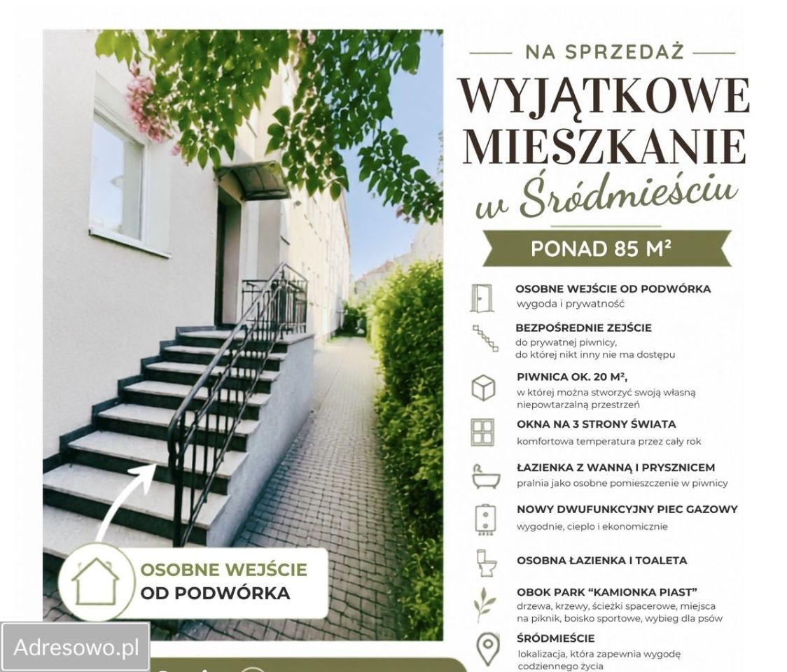 Mieszkanie 4-pokojowe Opole Śródmieście. Zdjęcie 2
