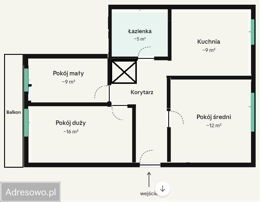 Mieszkanie 3-pokojowe Poznań Rataje, os. Rzeczypospolitej. Zdjęcie 4