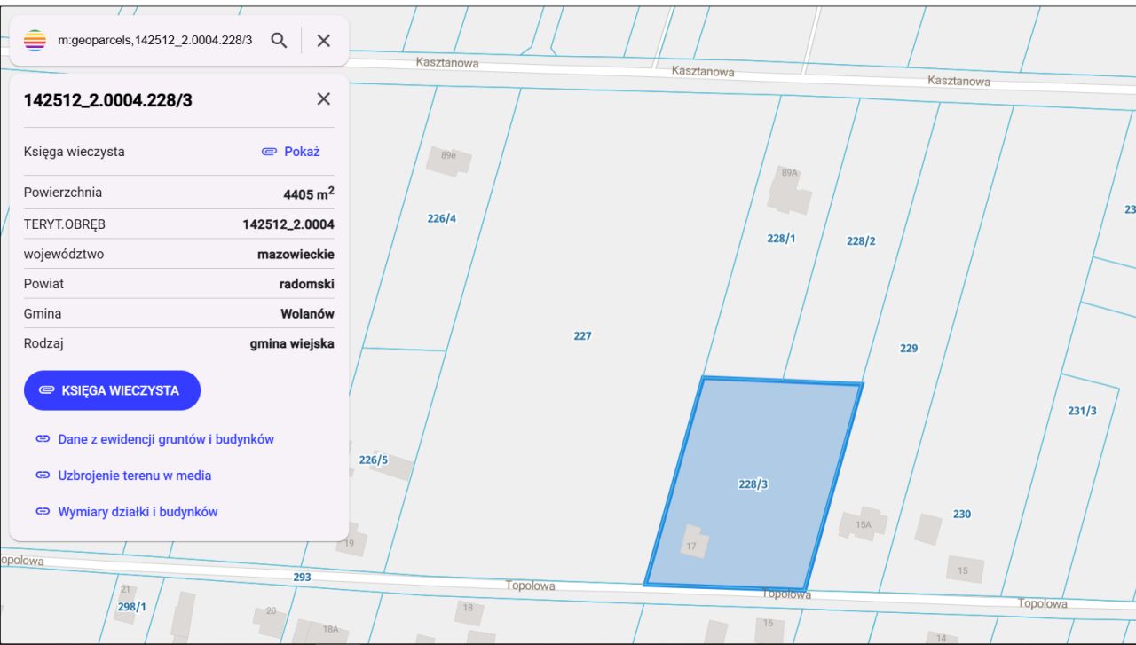 Działka rolno-budowlana Garno Pod Chronówkiem, Topolowa. Zdjęcie 2