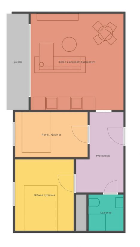 Mieszkanie 3-pokojowe Przemyśl Kmiecie, ul. Henryka Wieniawskiego. Zdjęcie 12