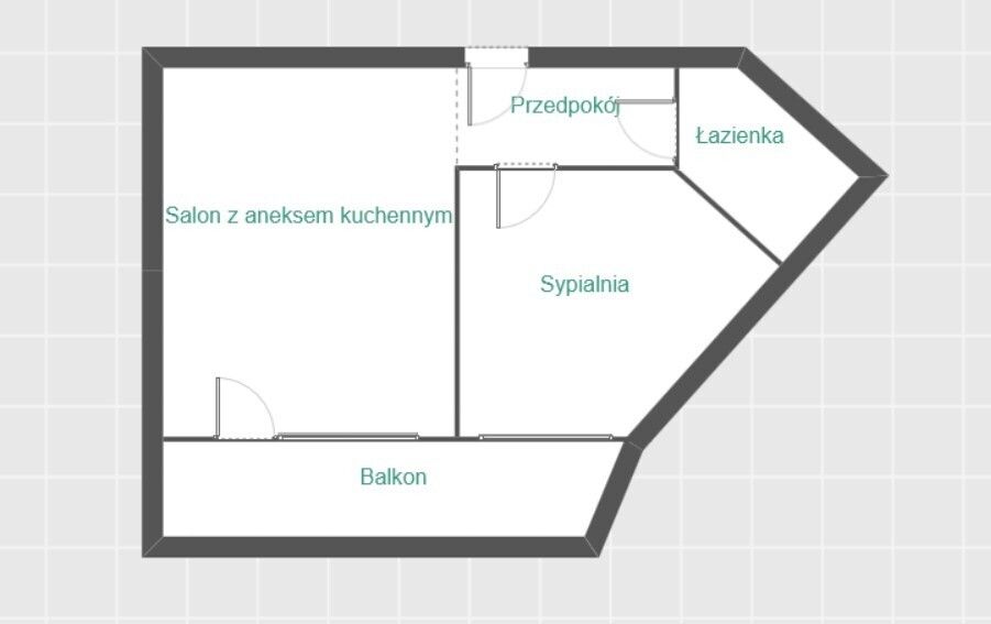 Mieszkanie 2-pokojowe Rzeszów, ul. bł. Karoliny. Zdjęcie 16
