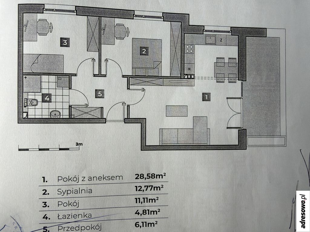 Mieszkanie 3-pokojowe Kamieniec Wrocławski, ul. Graniczna. Zdjęcie 21
