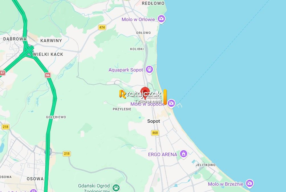 Mieszkanie 2-pokojowe Sopot, al. Niepodległości. Zdjęcie 12