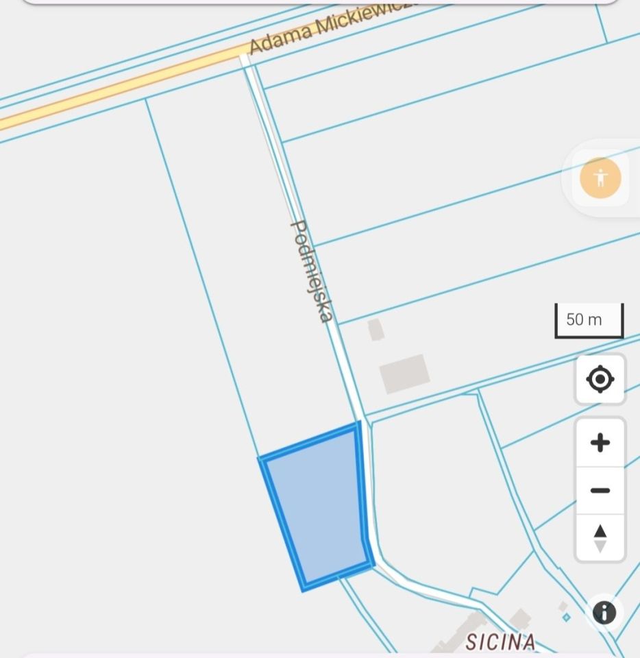 Działka rolno-budowlana Pyrzyce, ul. Podmiejska