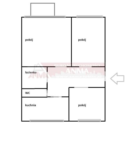 Mieszkanie 3-pokojowe Lublin LSM, ul. Zygmunta Krasińskiego. Zdjęcie 12