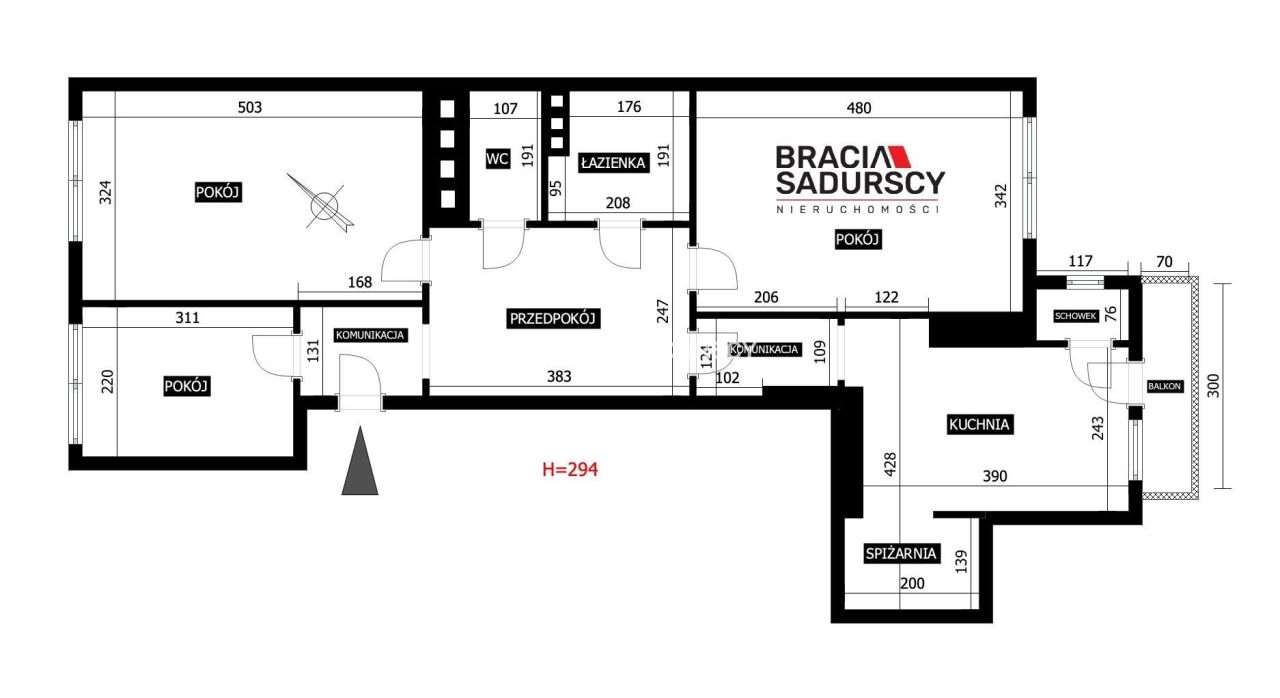 Mieszkanie 3-pokojowe Kraków Krowodrza, ul. Fryderyka Chopina. Zdjęcie 28