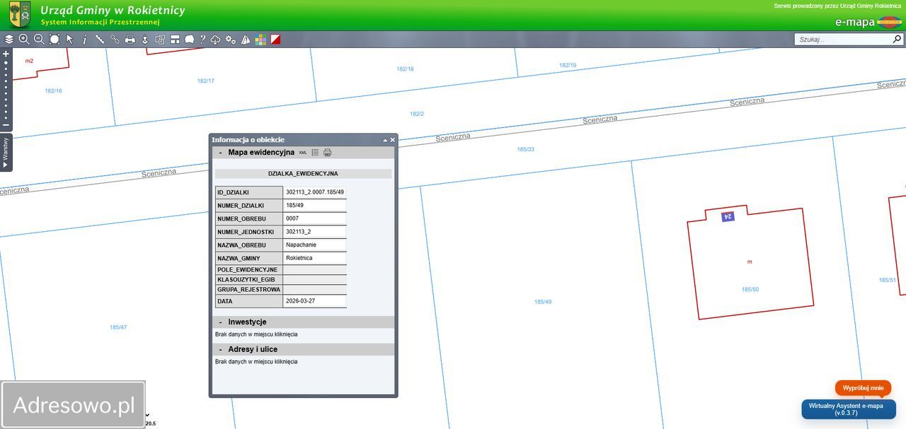 Działka budowlana Napachanie, ul. Sceniczna. Zdjęcie 14