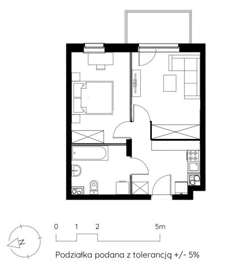 Mieszkanie 2-pokojowe Lublin Śródmieście. Zdjęcie 3