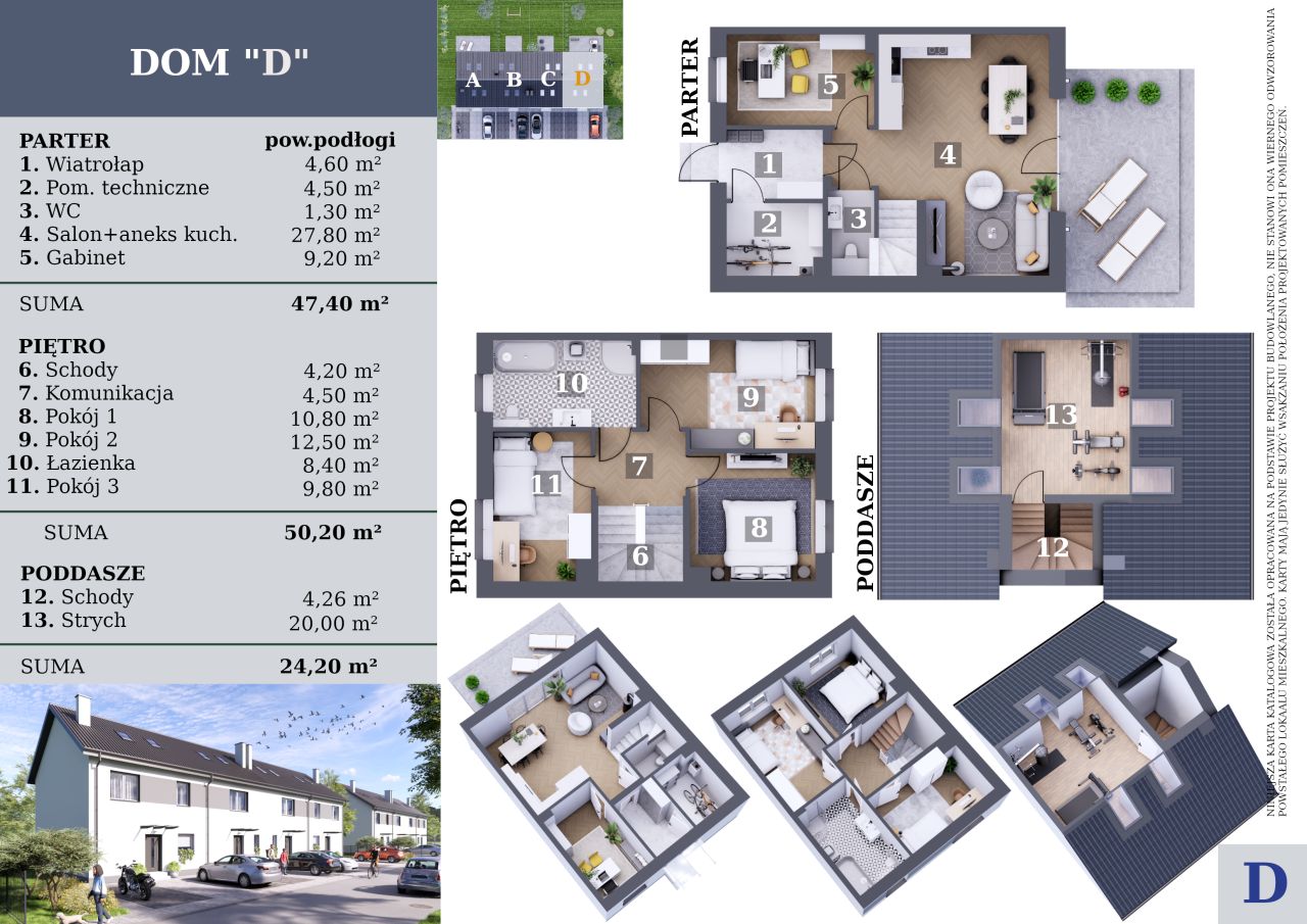 dom szeregowy, 5 pokoi Lewin Brzeski. Zdjęcie 10