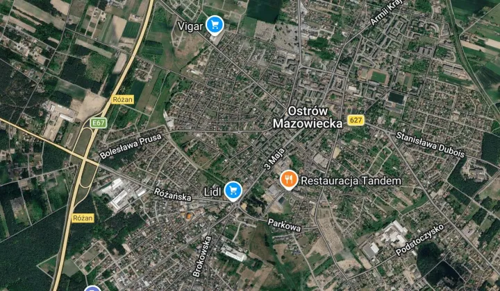 Działka budowlana Ostrów Mazowiecka, ul. Królowej Bony