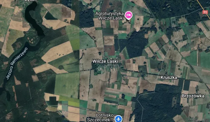 Działka rolna Wilcze Laski