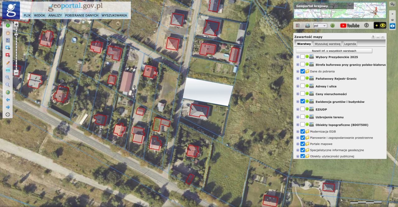 Działka rolno-budowlana Baczyna, ul. Osiedle Młodych