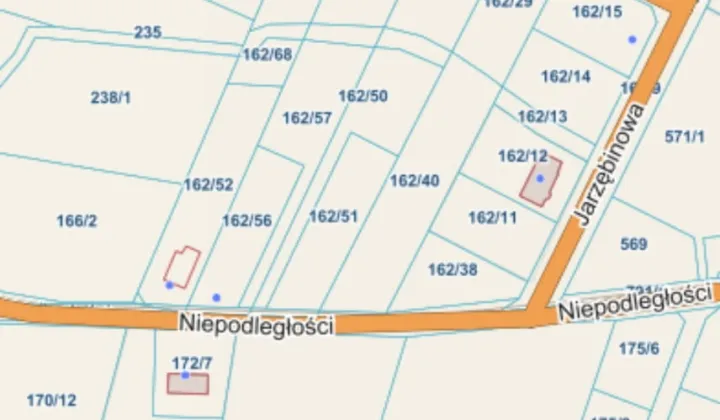 Działka budowlana Radwanice, Niepodległości