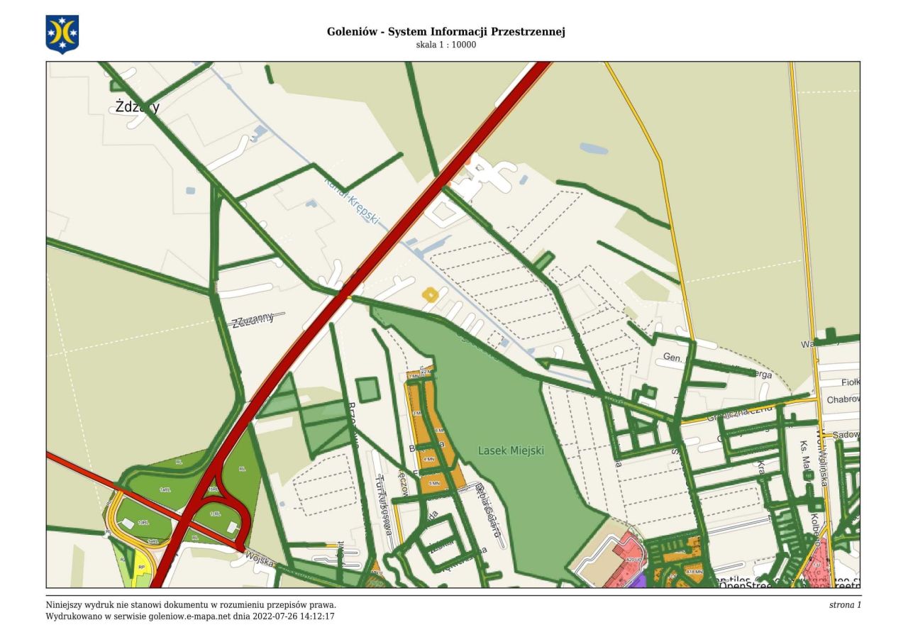 Działka rolno-budowlana Goleniów, ul. Bajkowa. Zdjęcie 2