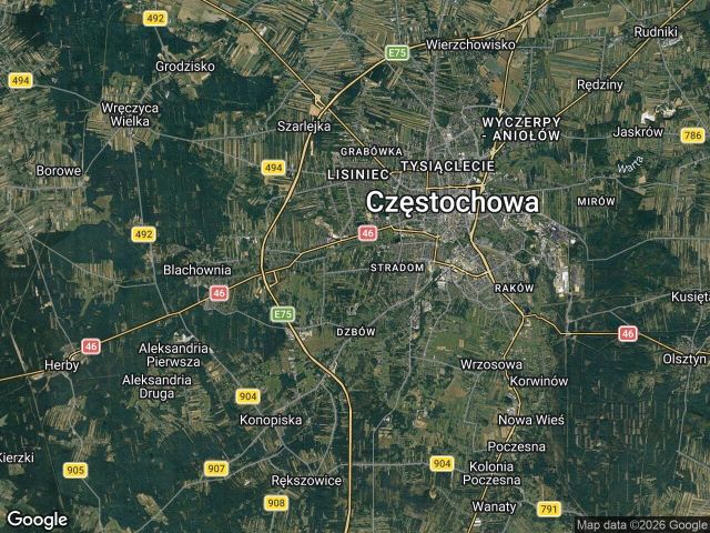 Działka budowlana Częstochowa Kawodrza Górna, ul. Konwaliowa. Zdjęcie 1