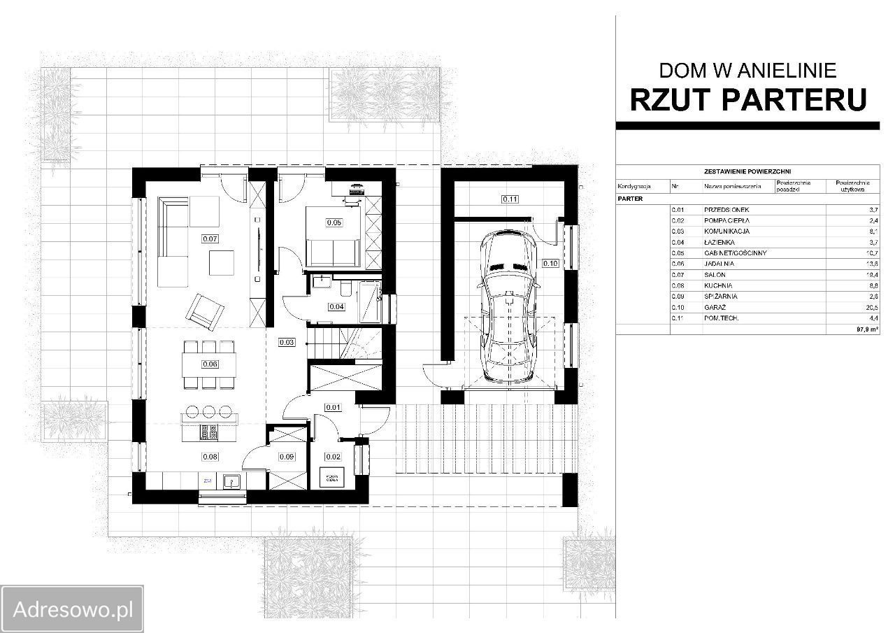 dom wolnostojący, 5 pokoi Anielin Swędowski. Zdjęcie 13