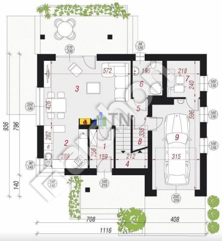 dom wolnostojący, 4 pokoje Kamieniec Wrocławski. Zdjęcie 14