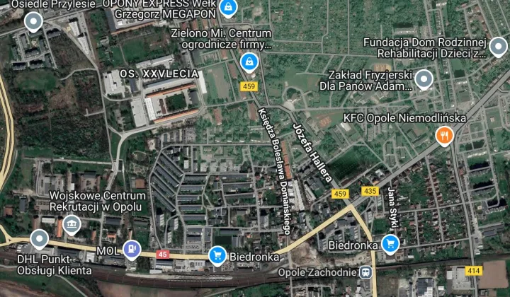 Mieszkanie 2-pokojowe Opole Zaodrze, ul. Alojzego Dambonia