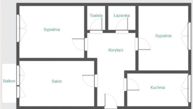 Mieszkanie 3-pokojowe Łódź Karolew, ul. Wileńska. Zdjęcie 8