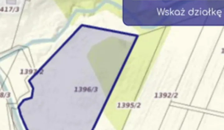 Działka rolna Łukawiec