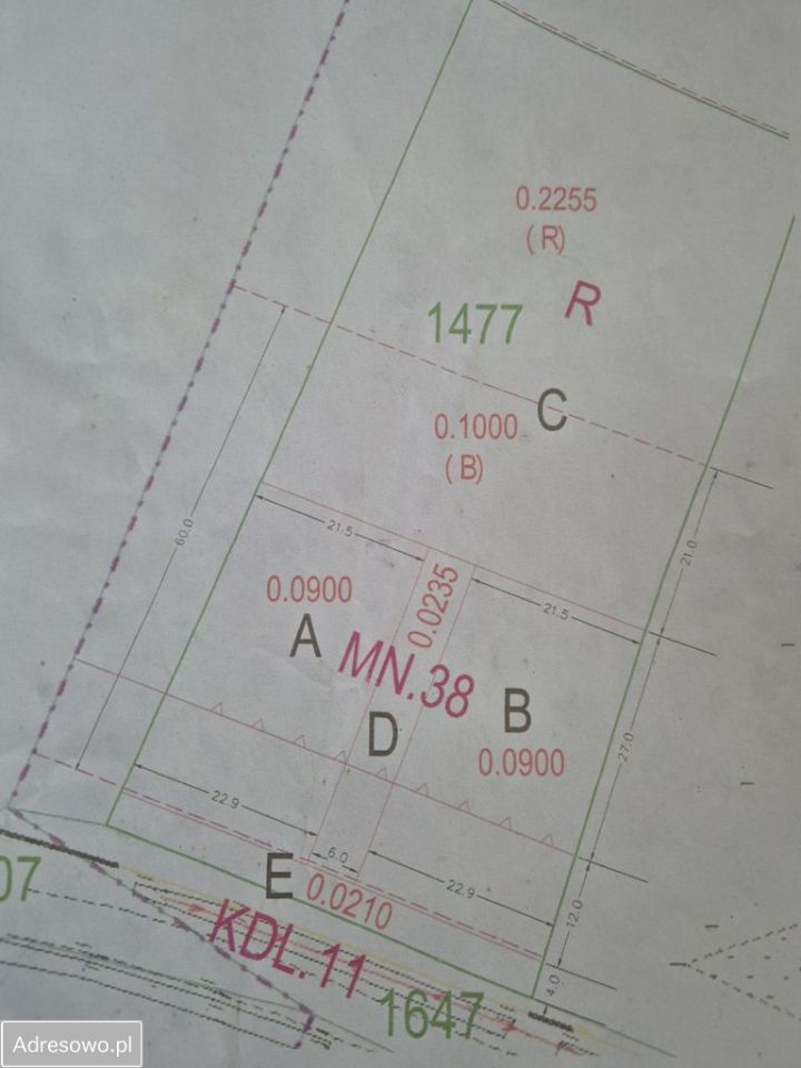Działka budowlana Małogoszcz, ul. Jaszowskiego. Zdjęcie 1