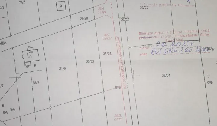 Działka budowlana Bronina