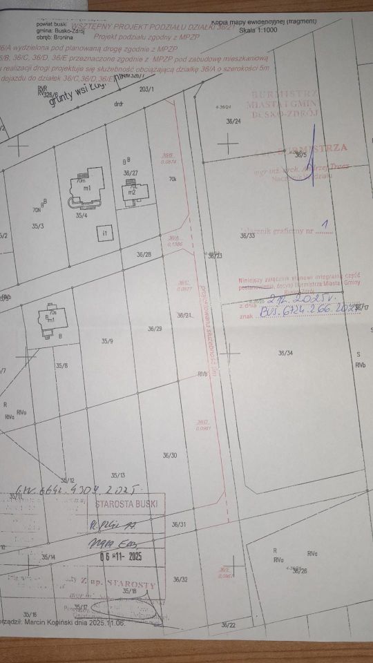 Działka budowlana Bronina. Zdjęcie 1