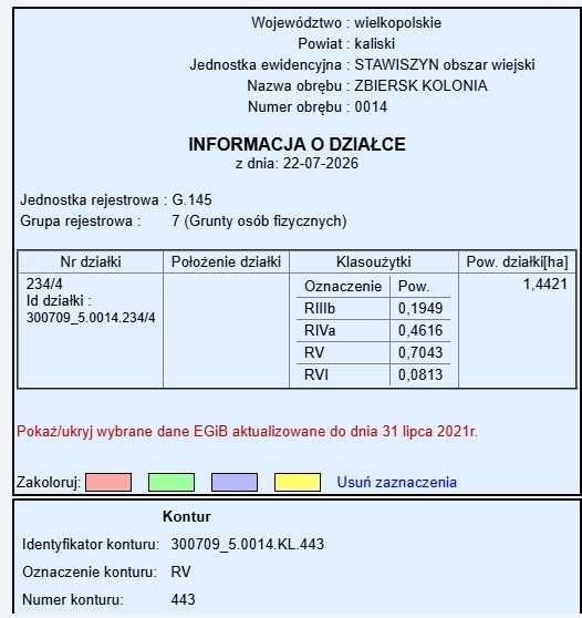 Działka budowlana Zbiersk-Kolonia. Zdjęcie 4