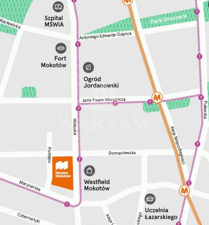 Mieszkanie 3-pokojowe Warszawa Mokotów, ul. Domaniewska. Zdjęcie 19