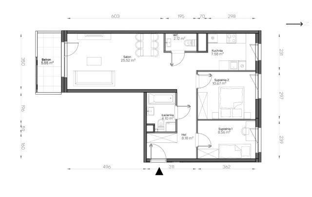 Mieszkanie 3-pokojowe Warszawa Praga-Południe, ul. Podskarbińska. Zdjęcie 7