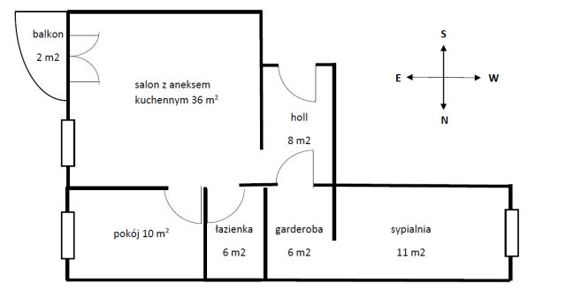 Mieszkanie 3-pokojowe Zgierz Proboszczewice, ul. Piątkowska. Zdjęcie 21