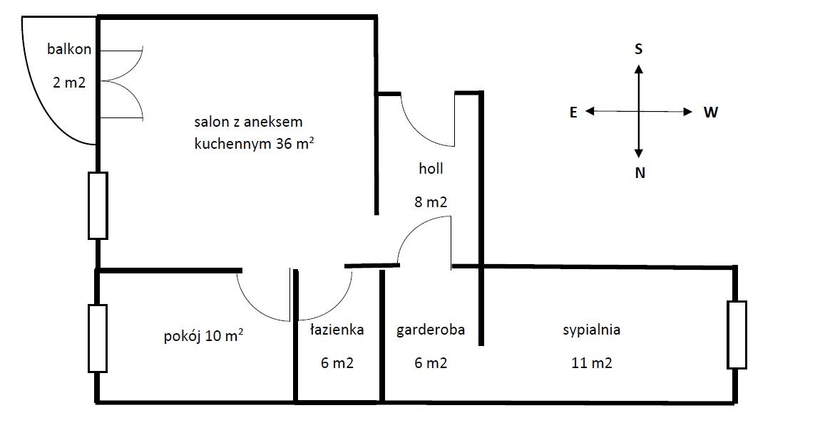 Mieszkanie 3-pokojowe Zgierz Proboszczewice, ul. Piątkowska. Zdjęcie 21