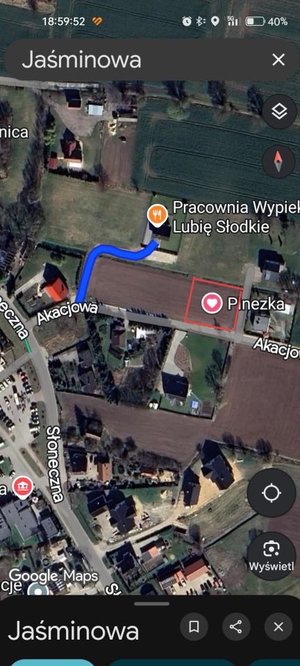 Działka budowlana Wiślina, ul. Jaśminowa