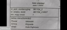 Działka budowlana Huta-Dąbrowa, ul. Zakładowa. Zdjęcie 1
